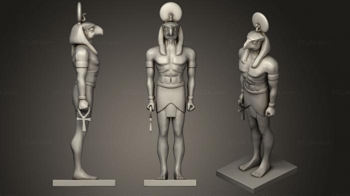 Figurines simple (Horus, STKPR_0660) 3D models for cnc